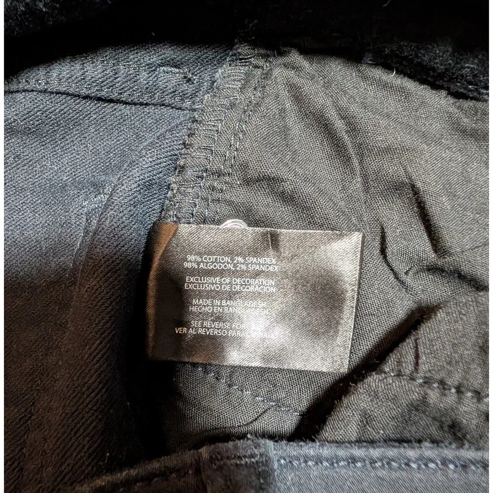 Banana Republic Black Slim Fit Cotton Stretch Pants Casual Men's 32x29